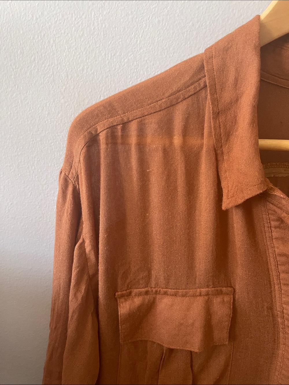 Free People Long Sleeve Shirt Dress softest fabric - Picture 5 of 10